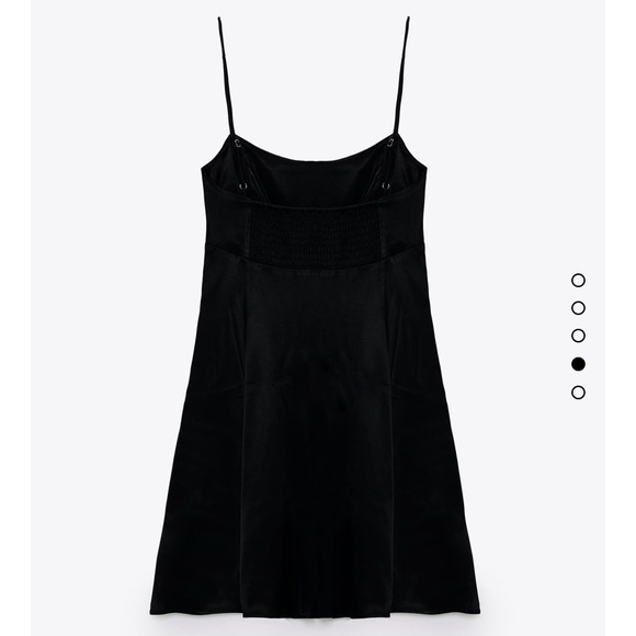 ZARA Satin mini dress - Picture 4 of 5